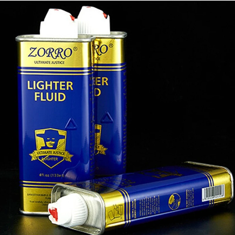 ZORRO133ML清香型原装无烟气味优雅l蓝色高档优质打火机专用煤油