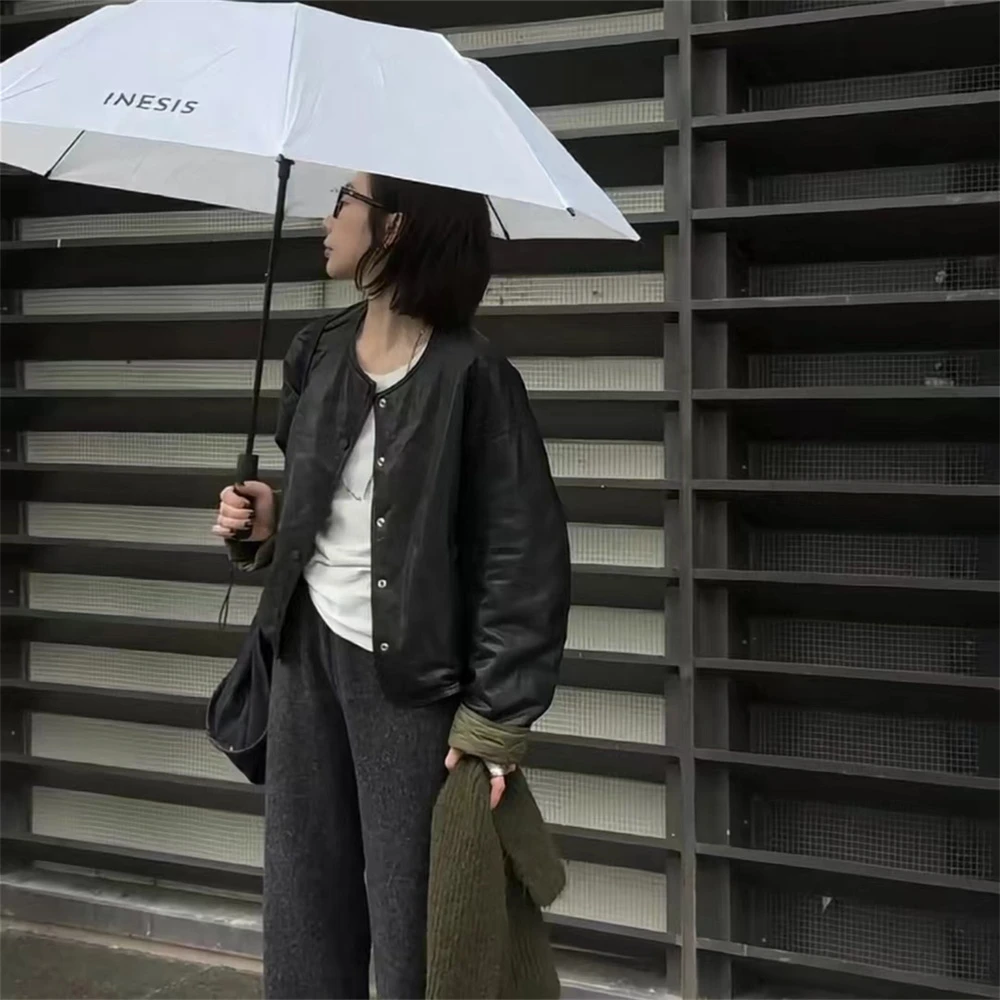 「Darley推荐」“ 绿野仙踪 ” ｜小牛皮｜ 爆款韩版皮衣加棉2025宽松潮