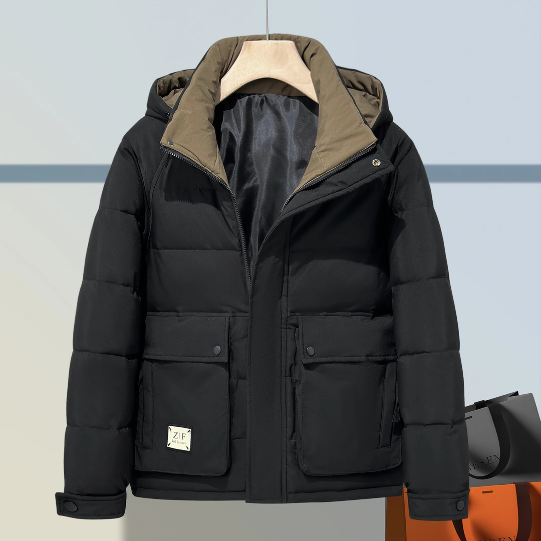 302男士加厚棉服棉衣时尚潮流保暖冬季防风休闲防寒上衣宽松秋冬