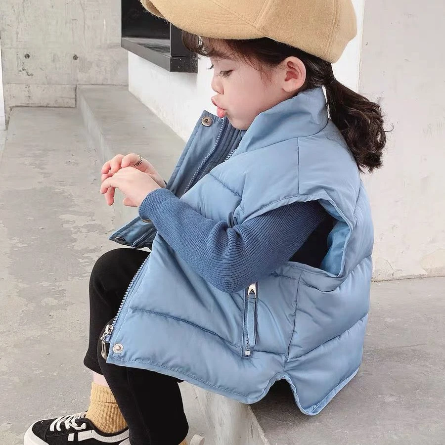 儿童棉马甲新款加厚保暖棉服秋冬外穿洋气百搭实用女童棉背心