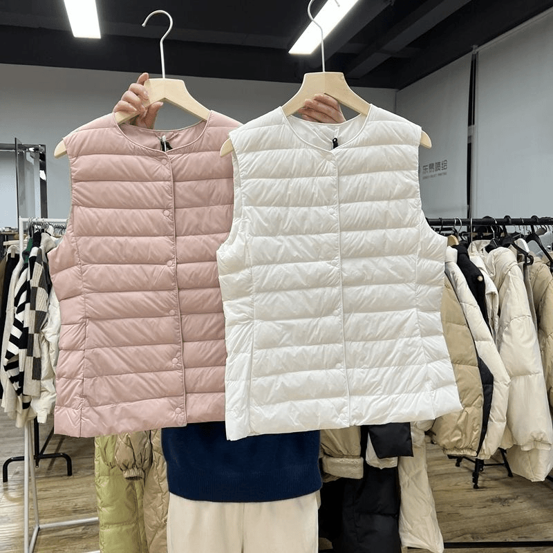 羽绒服女短款2023年秋冬新款轻薄羽绒服内胆轻型薄款时尚保暖马甲