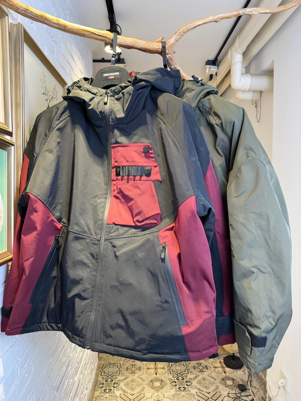 23878户外防风保暖连帽休闲冬季棉衣高品质小众设计师原创