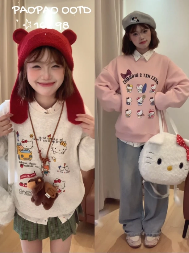 079 买了波点衬衫的请把这件圆领卫衣一起带回家｜重磅加绒