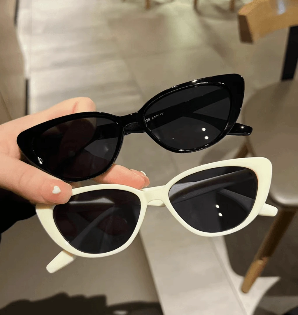 欧美风个性猫眼墨镜女高级感太阳镜ins网红辣妹街拍小框眼镜潮流