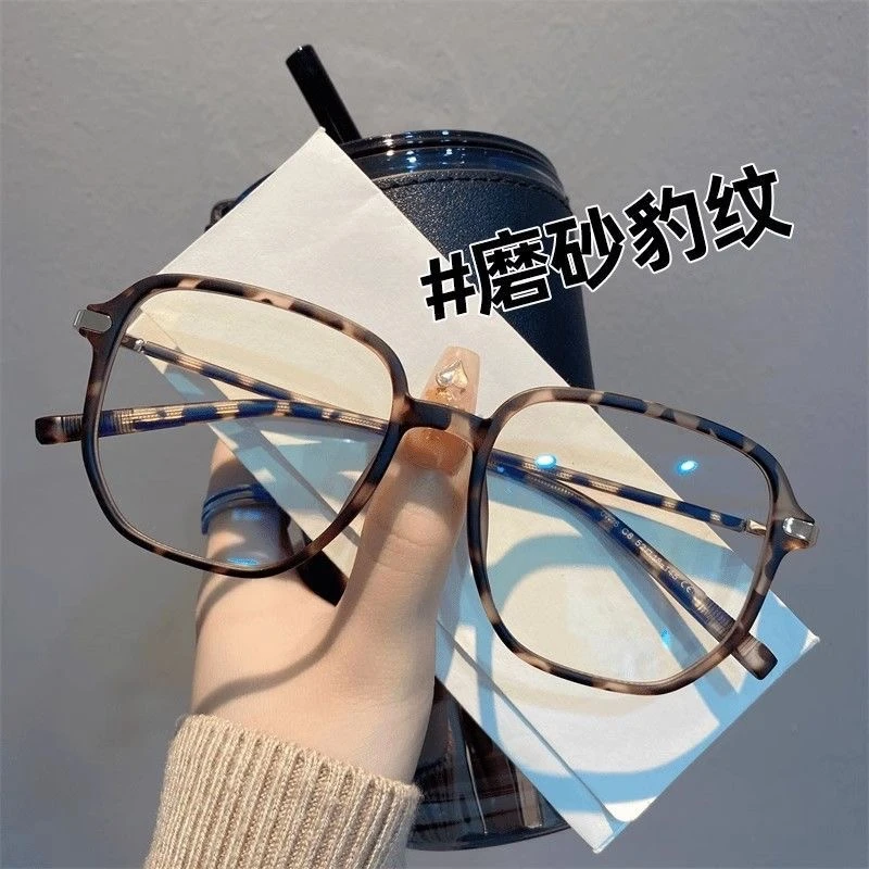 网红黑框超轻眼镜女近视可配度数显脸小素颜神器平光眼睛架韩版潮