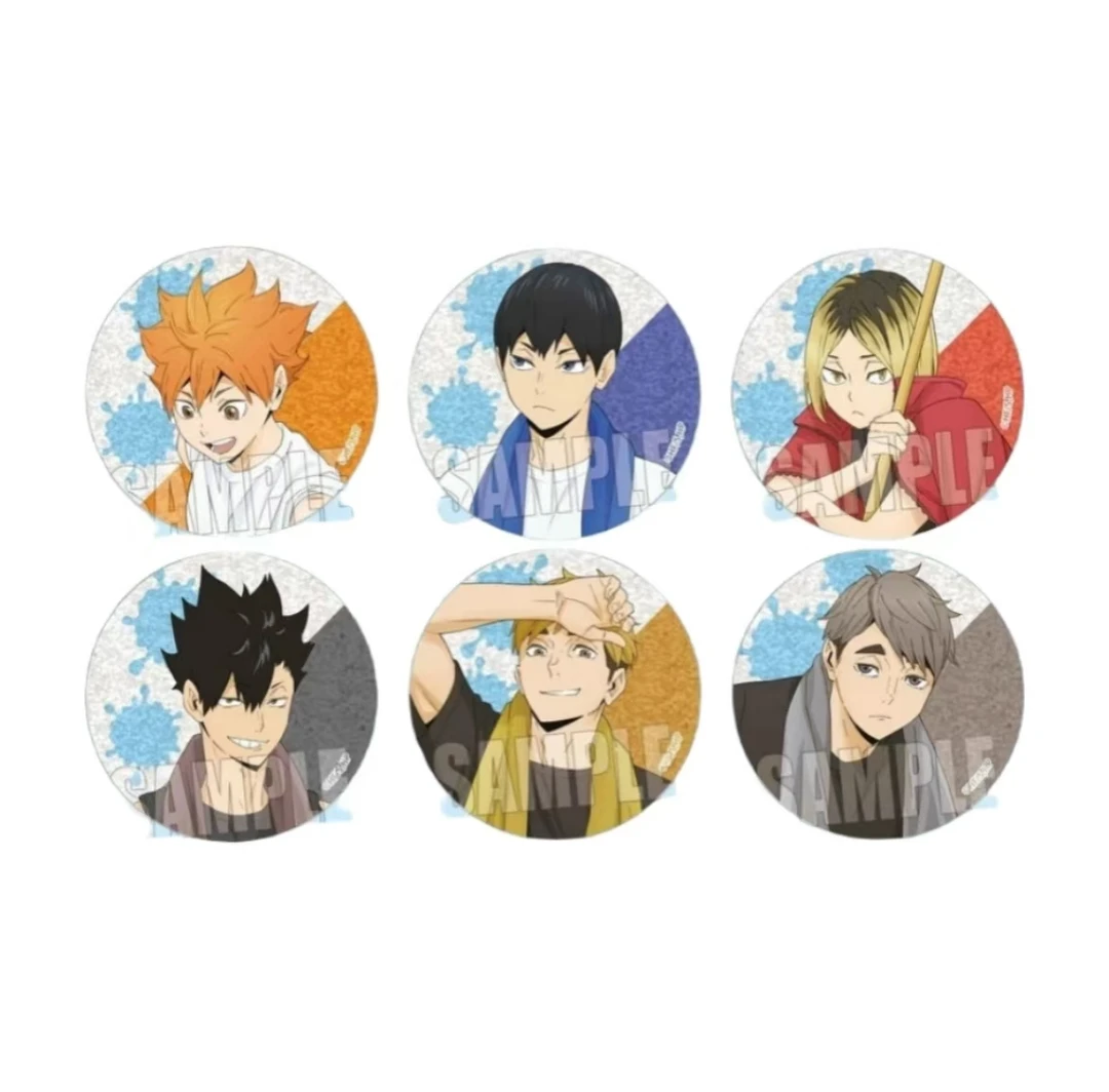 【排球少年】泳池打扫吧唧（闪）  盲盒 正品代拆