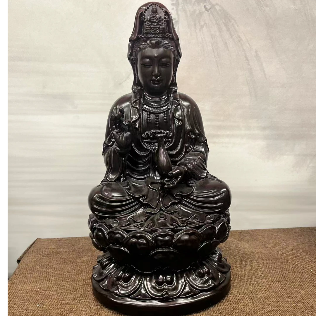 观音摆件长25*宽18*高48