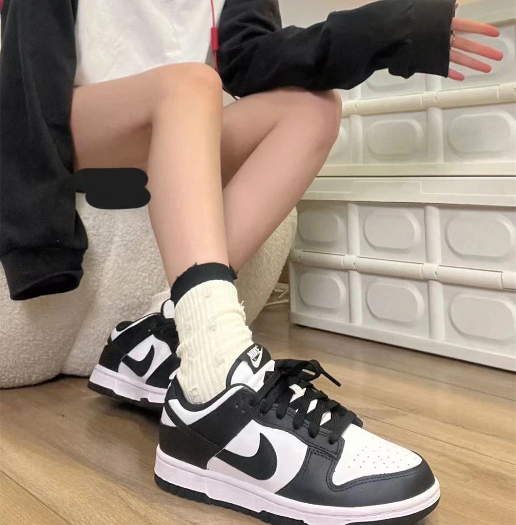 Nike Dunk Low 熊猫 黑白 GS 低帮板鞋 CW1590-100