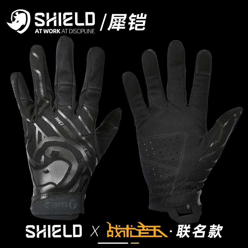 SHIELD犀凯战术老王手套男触屏全指射击耐磨透气军迷超薄战术手套