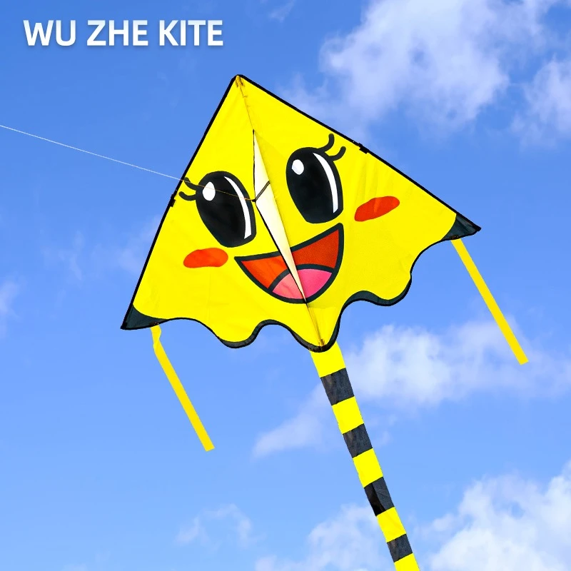 潍坊风筝笑脸可爱风筝卡通儿童成人专用微风易飞风筝A