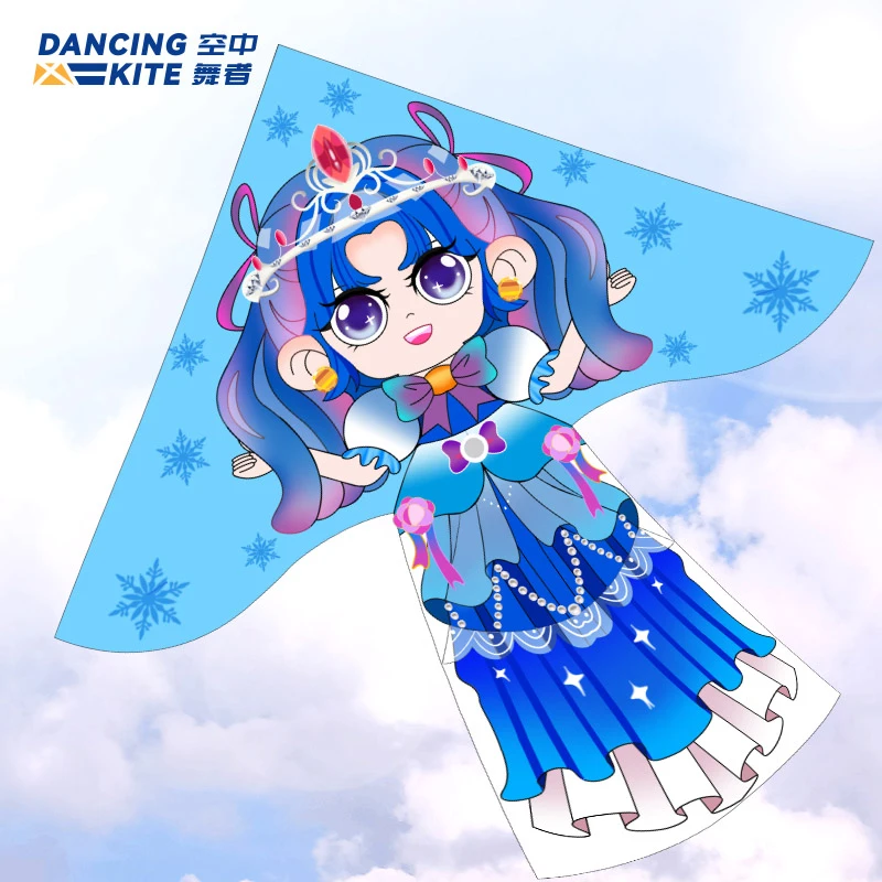 雪花公主风筝2025年新款长腿风筝儿童微风易飞大型高档风筝大人A
