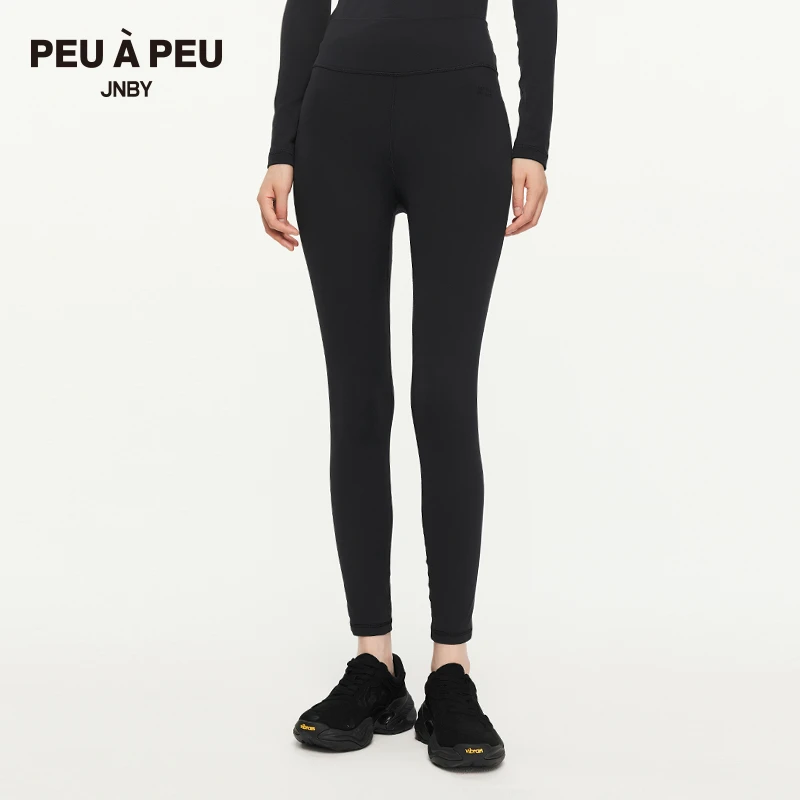 JNBY/江南布衣春秋运动打底裤女四面弹混纺紧身长裤5O7E12410