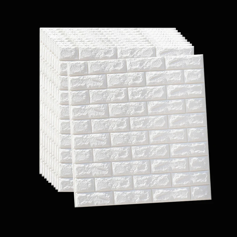复古防水防潮3d立体墙贴泡沫砖纹墙纸自粘装饰贴纸电视背景墙壁纸