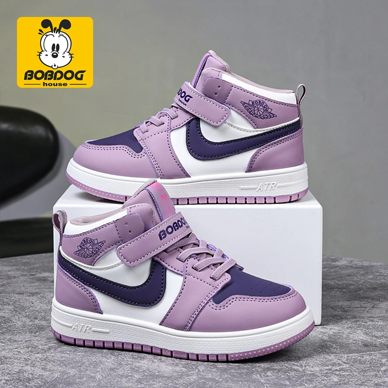 巴布豆儿童鞋女童运动鞋秋冬大棉爆款儿童耐磨休闲板鞋中大童女孩