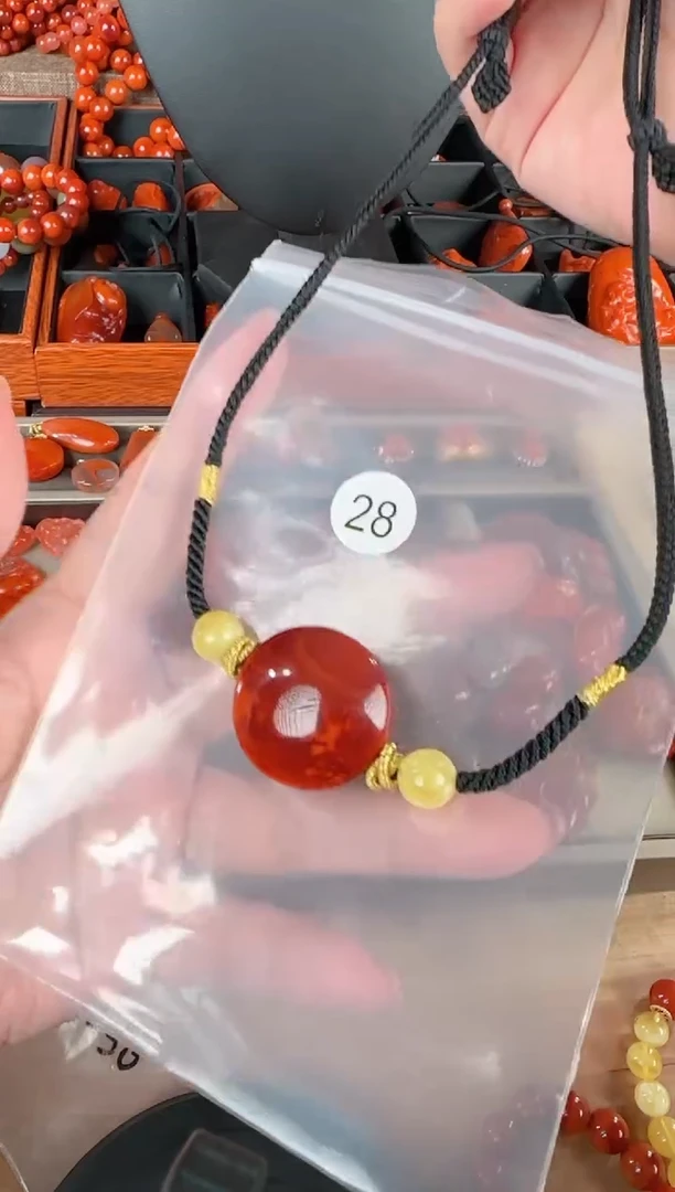 【闪购商品】南红玛瑙颈饰未镶嵌原矿无优化南红锁骨链