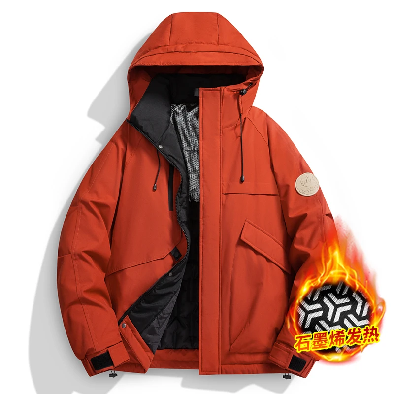 秋冬季石墨烯蓄热男女同款加厚休闲防风冬季外套！27199