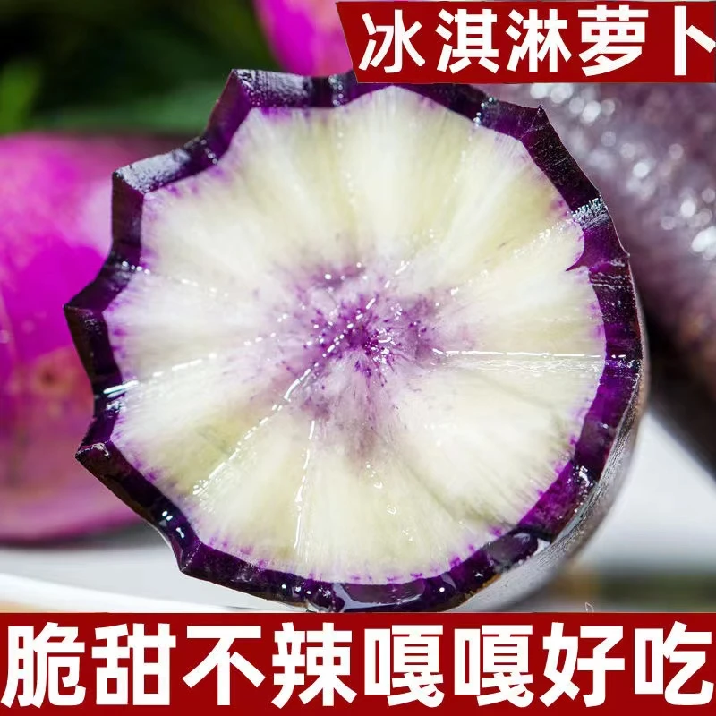 【五斤装】冰淇淋萝卜冰糖心水果萝卜新鲜潍坊甜脆型水果生吃心里美