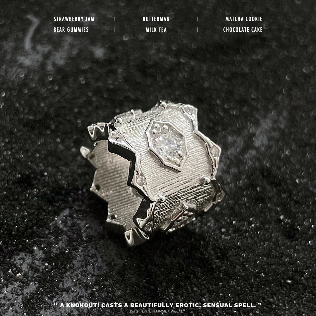 吊坠925银 甜甜圈路路通小蛮腰镶锆拉丝吊坠