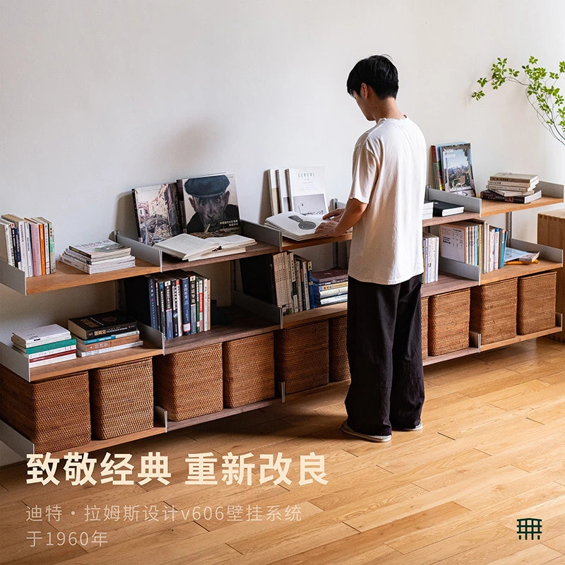 【铝挂柜子配件】壁挂式墙面客厅靠墙柜子实木层板餐边收纳柜配件
