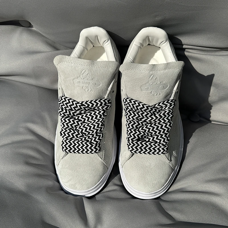 千鸟格2025新款休闲男鞋百搭板鞋真皮运动男款潮鞋女款情侣鞋子男