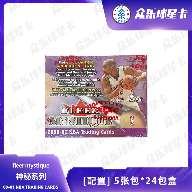 【拆盒】00-01 fleer mystique 神秘 老盒子 卡盒 球星卡 盲盒卡牌