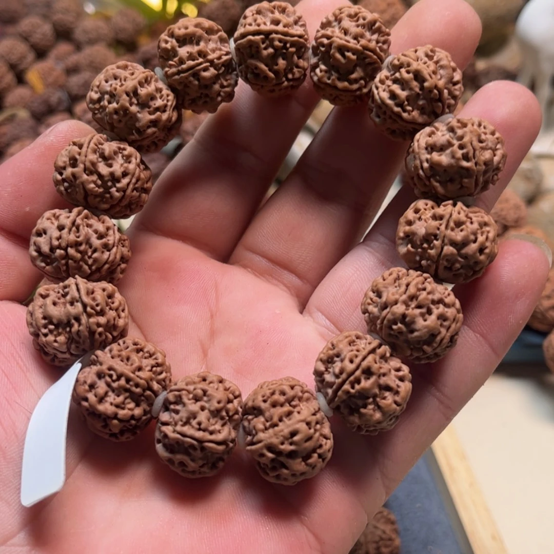 【闪购商品】金刚菩提手串张21雪花扇面