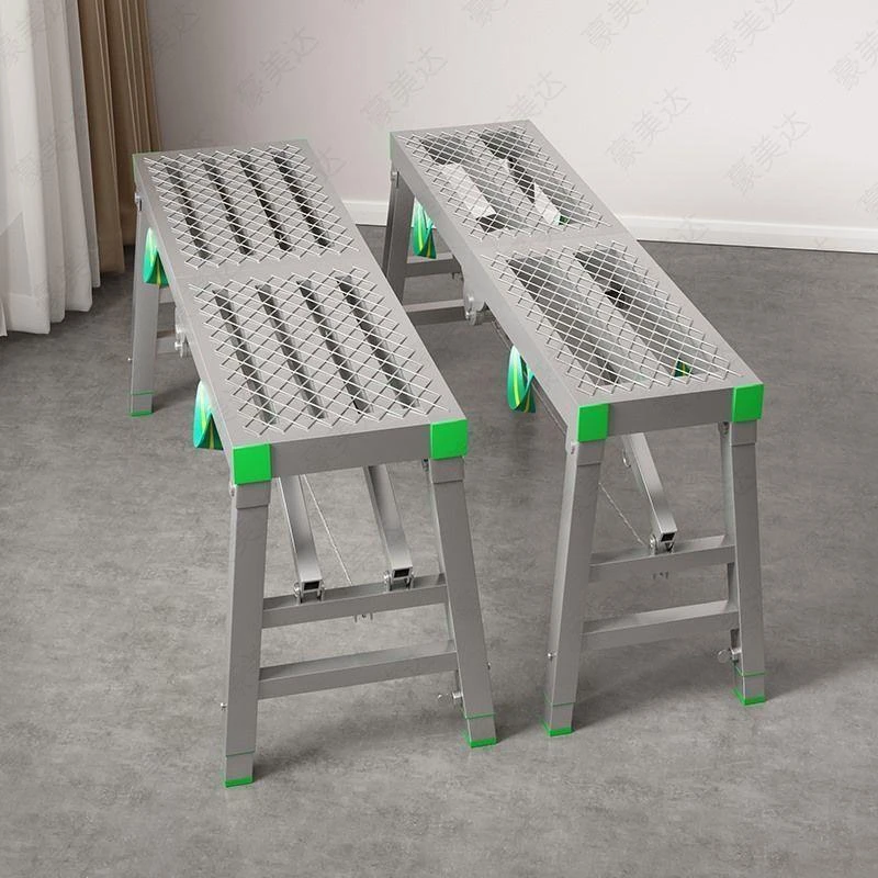 马凳折叠升降加厚马镫刮腻子厂家直销室内施工程架装修特厚脚手架