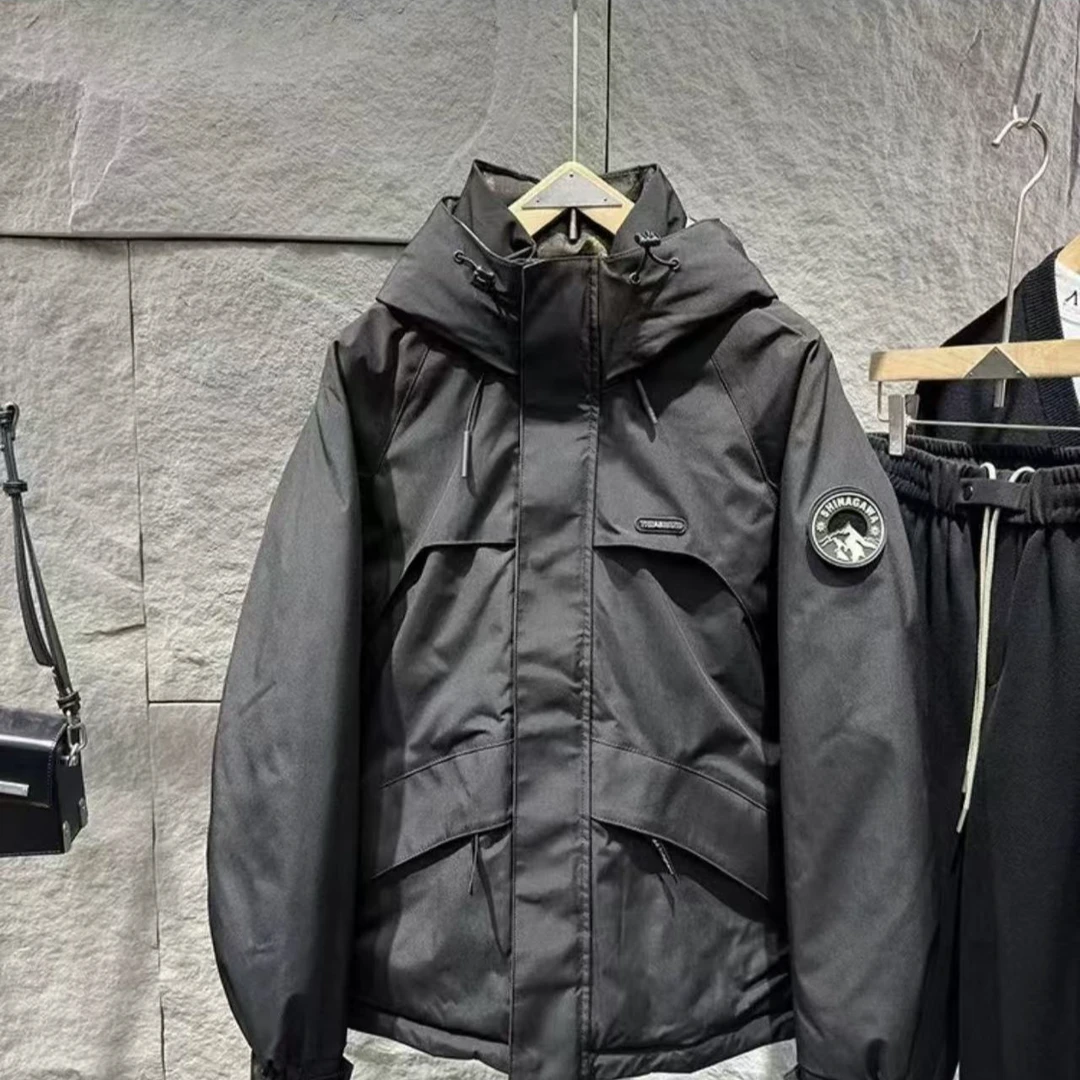 2025高配版【北极科研滑雪服】内里荒野迷彩，情侣工装外套