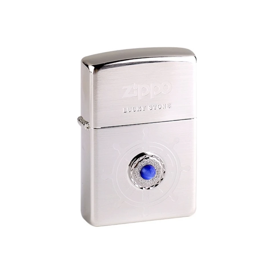 ZIPPO打火机幸运石-蓝 官方原装 防风正版 520送礼 TCJ1