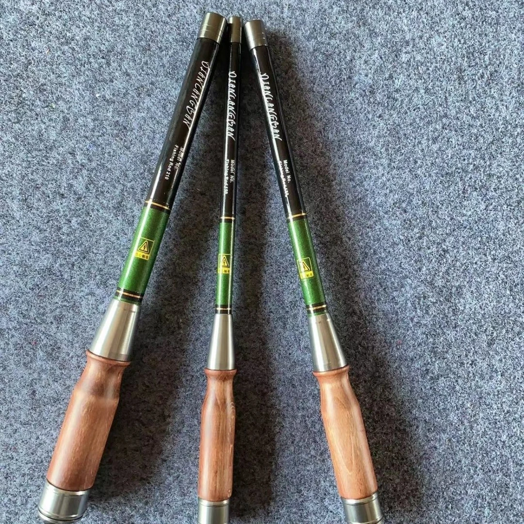 实木手把1.5—2.1米超短小物钓竿鱼杆鳑鲏手竿微物户外露营竿