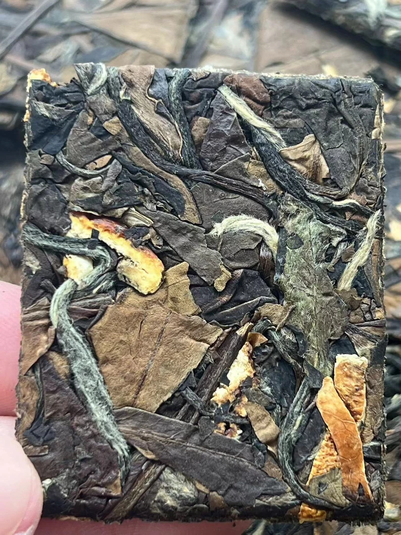 【康潮一品】2008年 陈皮寿眉饼干茶 白茶链接