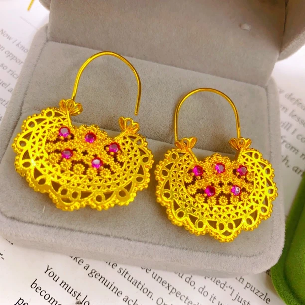 合金玻璃耳饰  zira nuska halkimiz 民族风耳环