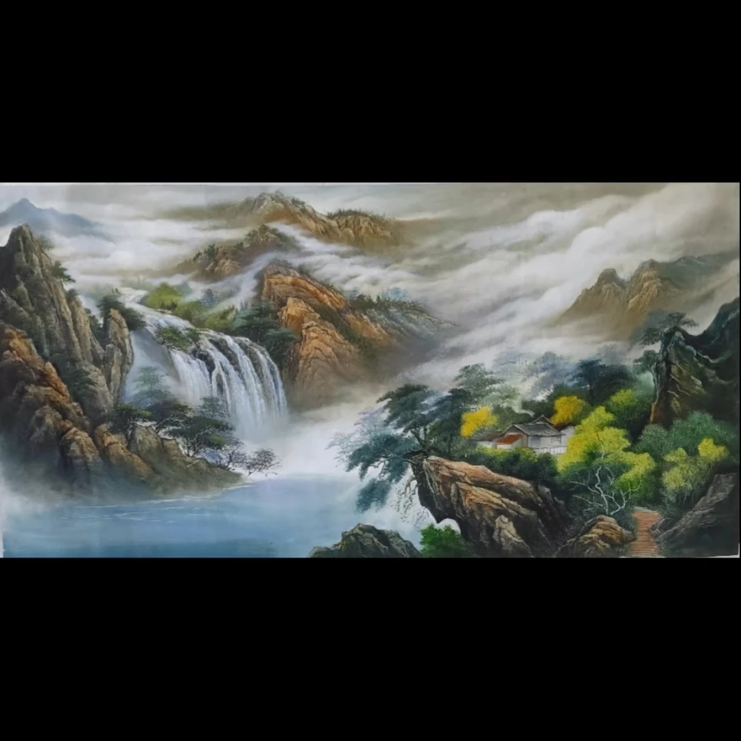 装饰画刀画作品120公分+60公分