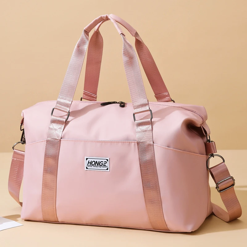 手提短途旅行包干湿分离运动健身包大容量登机出差学生住宿收纳包