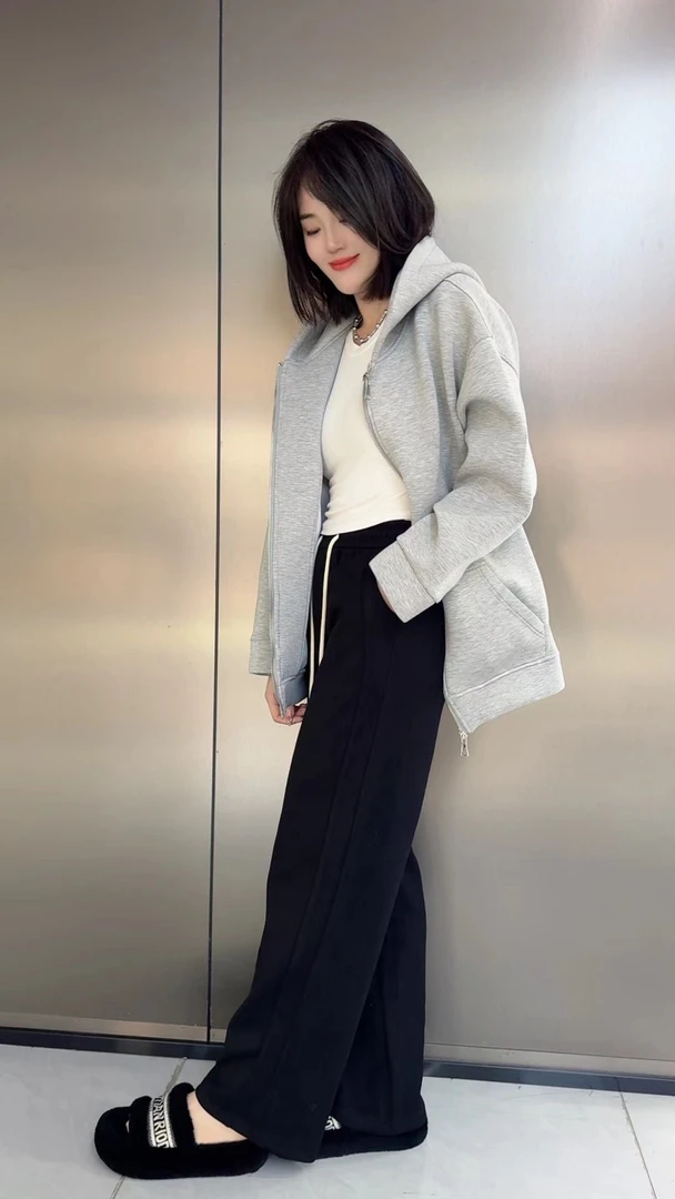 秋款薄款休闲显瘦百搭直筒裤