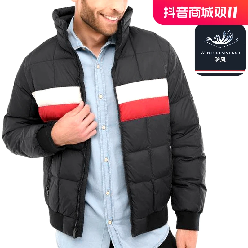 TOMMY HILFIGER汤米希尔费格男士冬季休闲时尚外套防风棉服全新