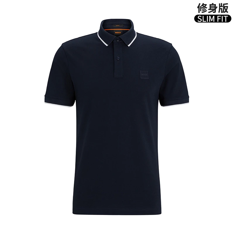 HugoBoss/雨果博斯男士短袖POLO衫夏季翻领商务休闲半袖50507699