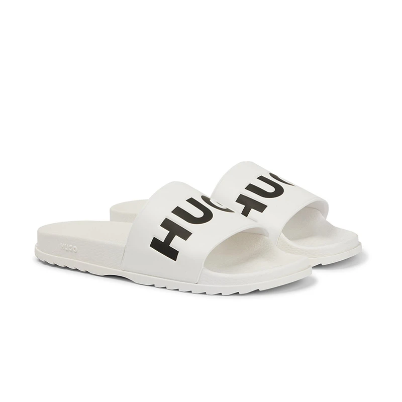 HugoBoss/雨果博斯男士休闲字母一字拖时尚夏季新款拖鞋50471366
