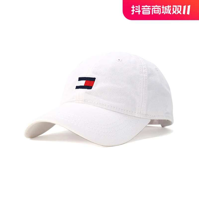 TOMMY HILFIGER汤米希尔费格男士简约鸭舌帽遮阳时尚棒球帽全新