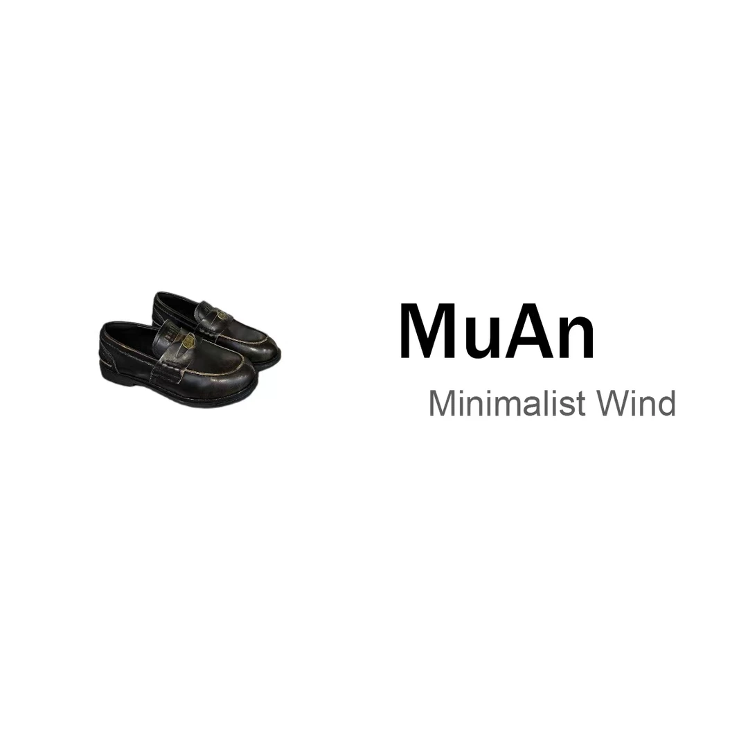 【MUGE】miu老钱风乐福 鞋12-1081