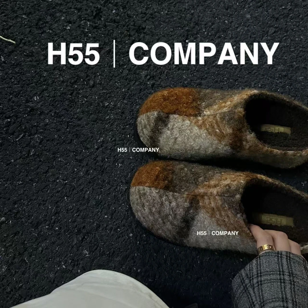 小驴蹄（富婆版）｜600g加棉增高尼料半拖鞋19-2161【N】