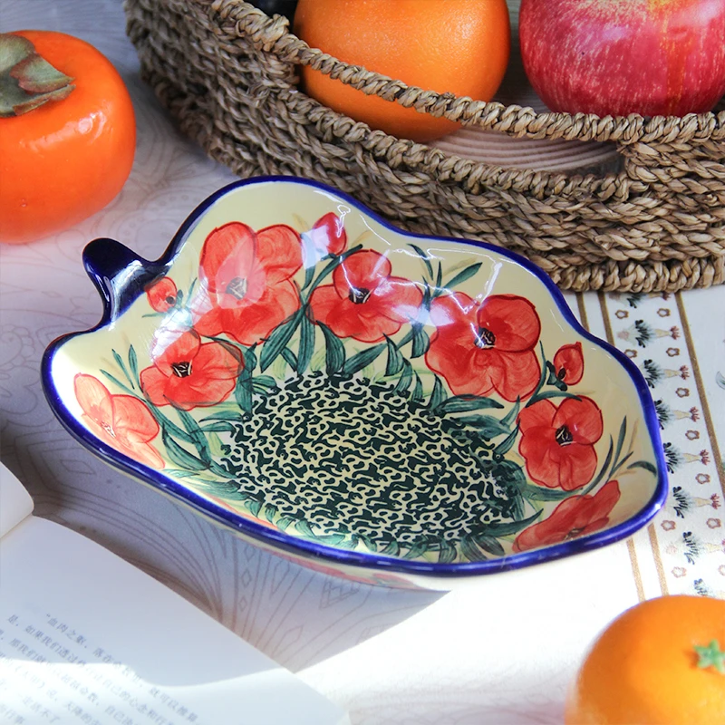 虞美人-8英寸树叶盘