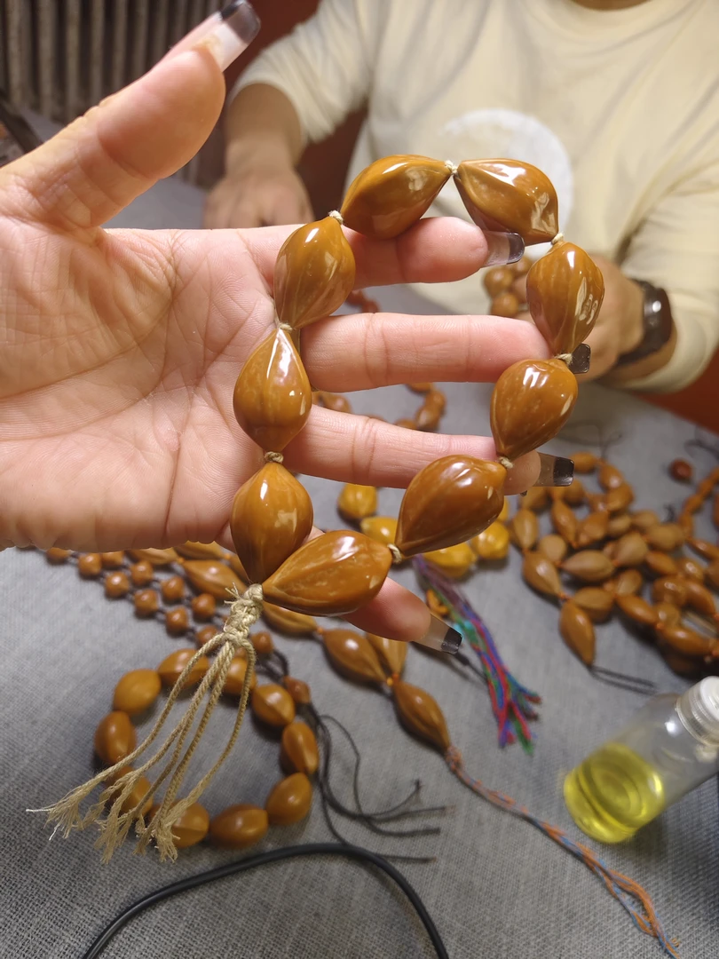 橄榄核三花素核手串