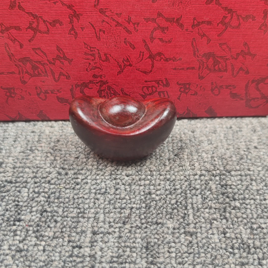 元宝  精品红木（一锭有钱）手把件