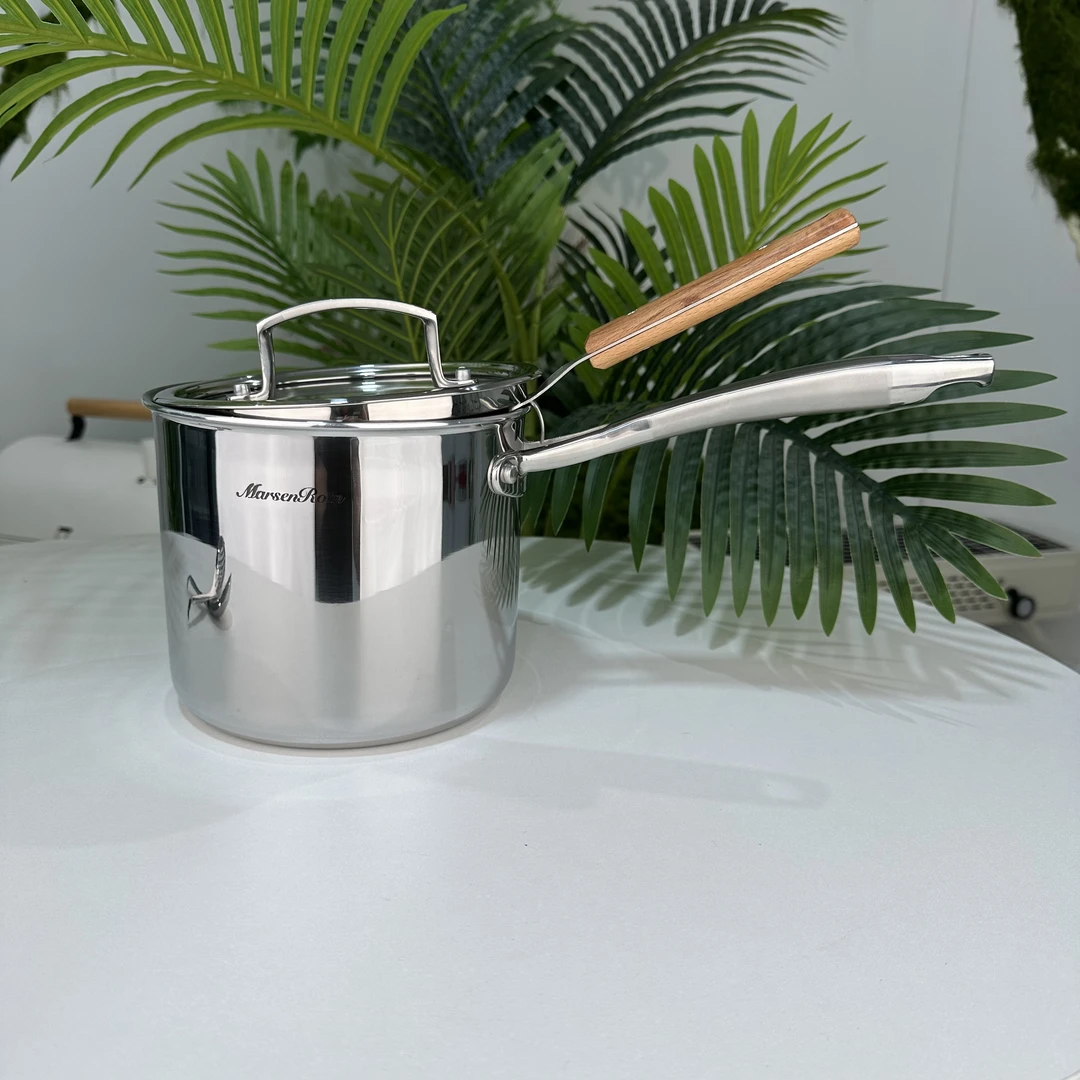 MarsenRotn 油炸锅不锈钢家用油炸专用锅加深型奶锅煮锅天妇罗锅