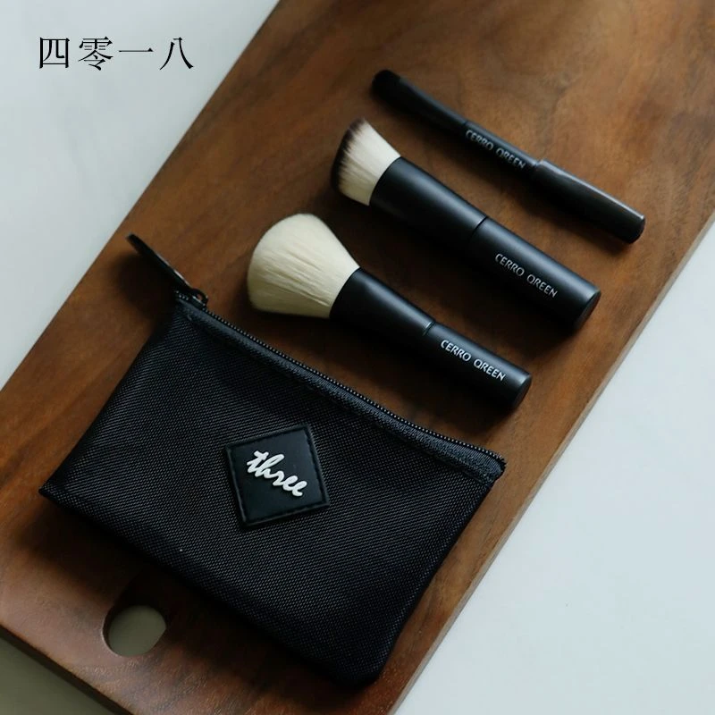 迷你3支套刷腮红刷粉底刷唇刷眼影刷