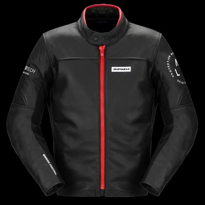 SPIDI源起意大利机车服四季款真皮骑行皮衣摩托车运动通勤休闲