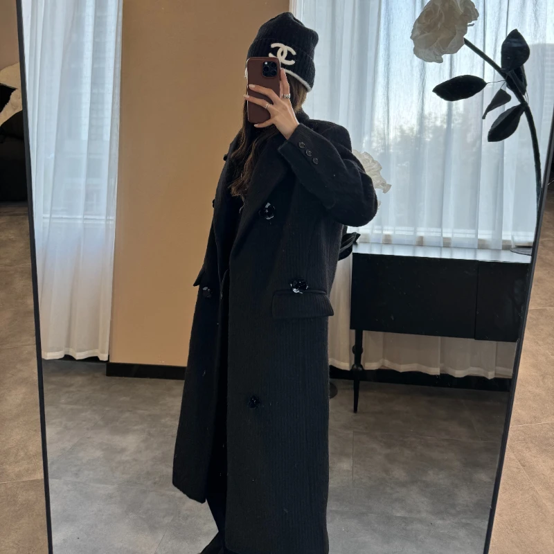 TAF长款风衣外套秋冬新品