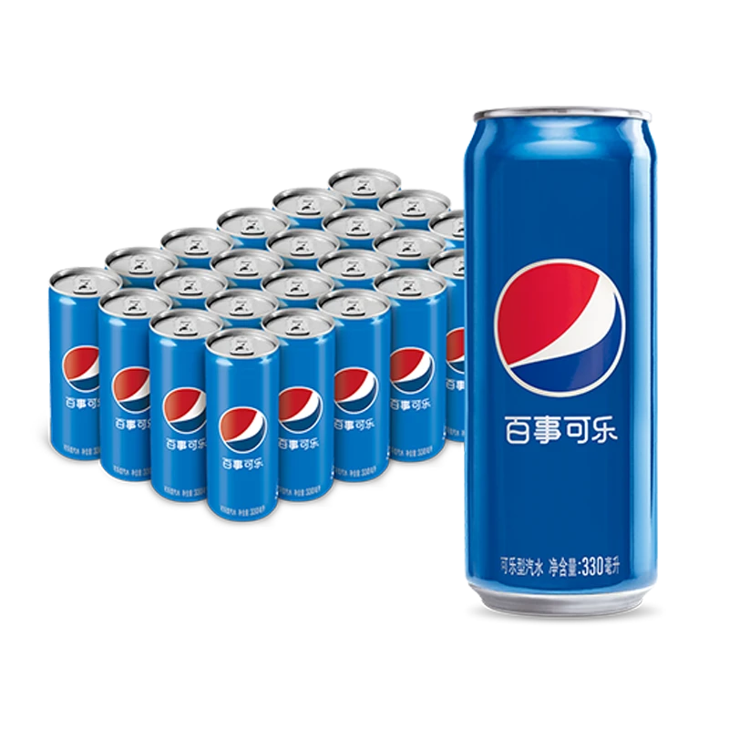 百事可乐经典原味330ml*12罐/6罐碳酸饮料饮品汽水饮料细长罐整箱