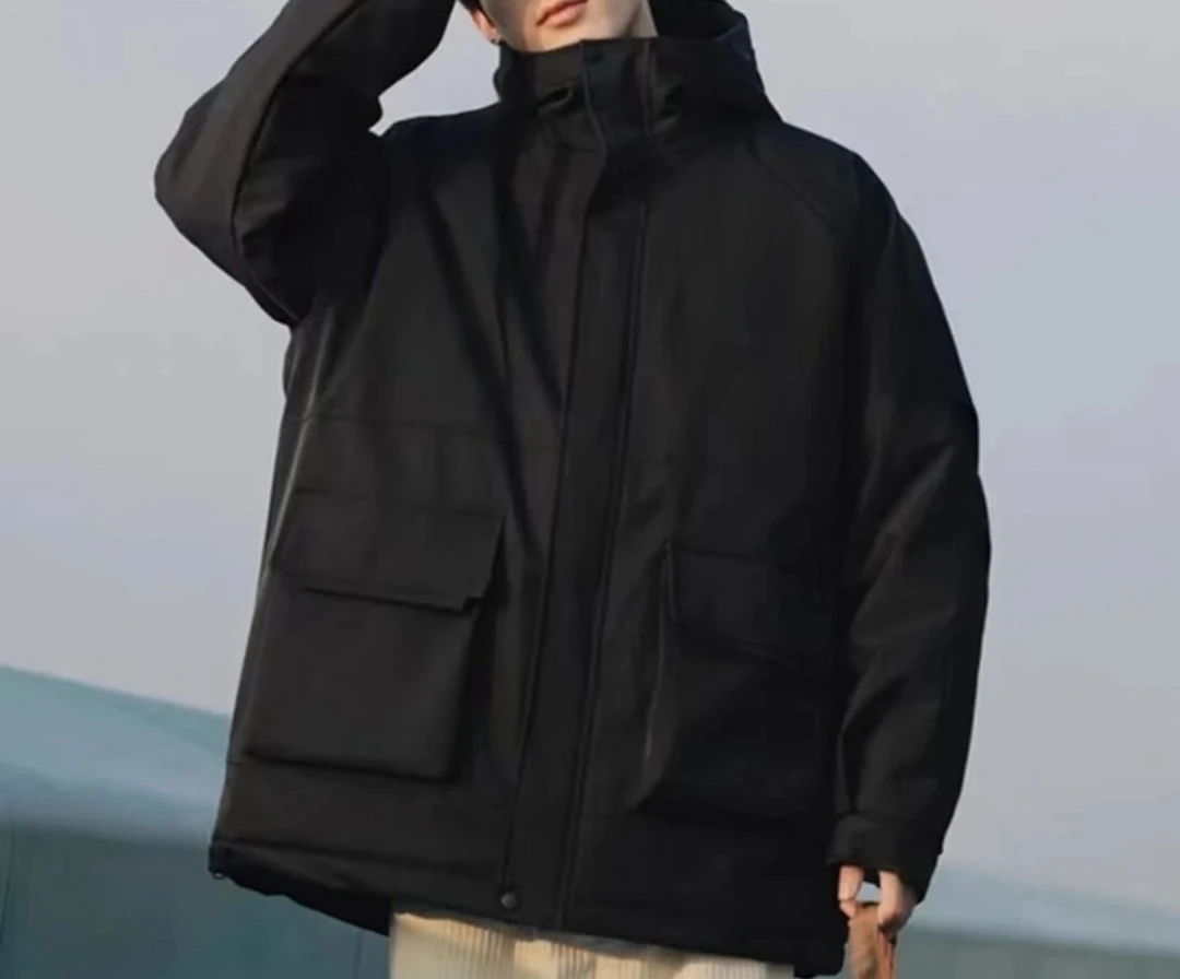 新款冬季宽松男袄加厚保暖百搭情侣短款学生秋冬休闲外套MY1123